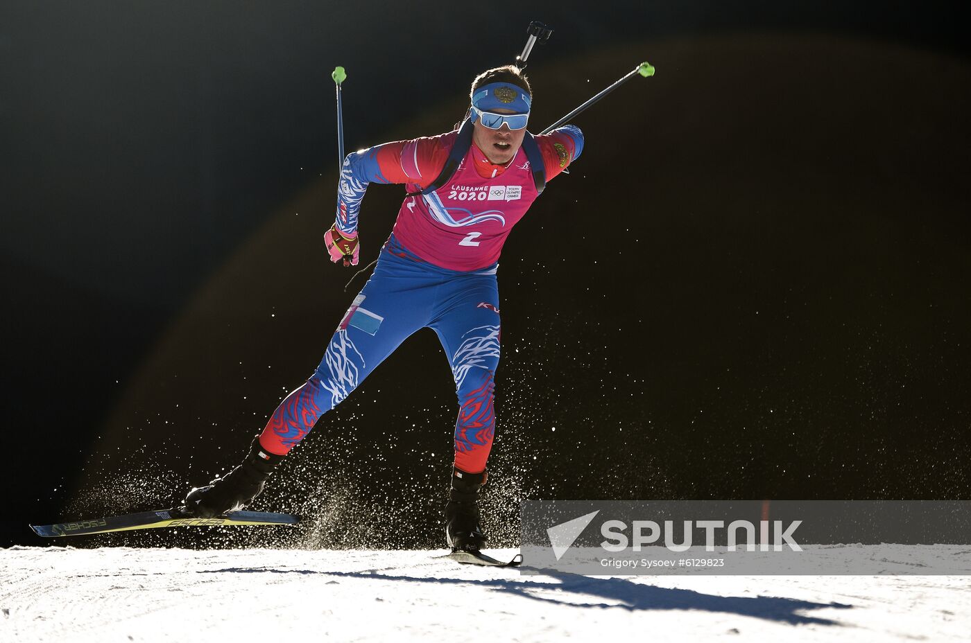 Switzerland Youth Olympic Games Biathlon Men Sprint