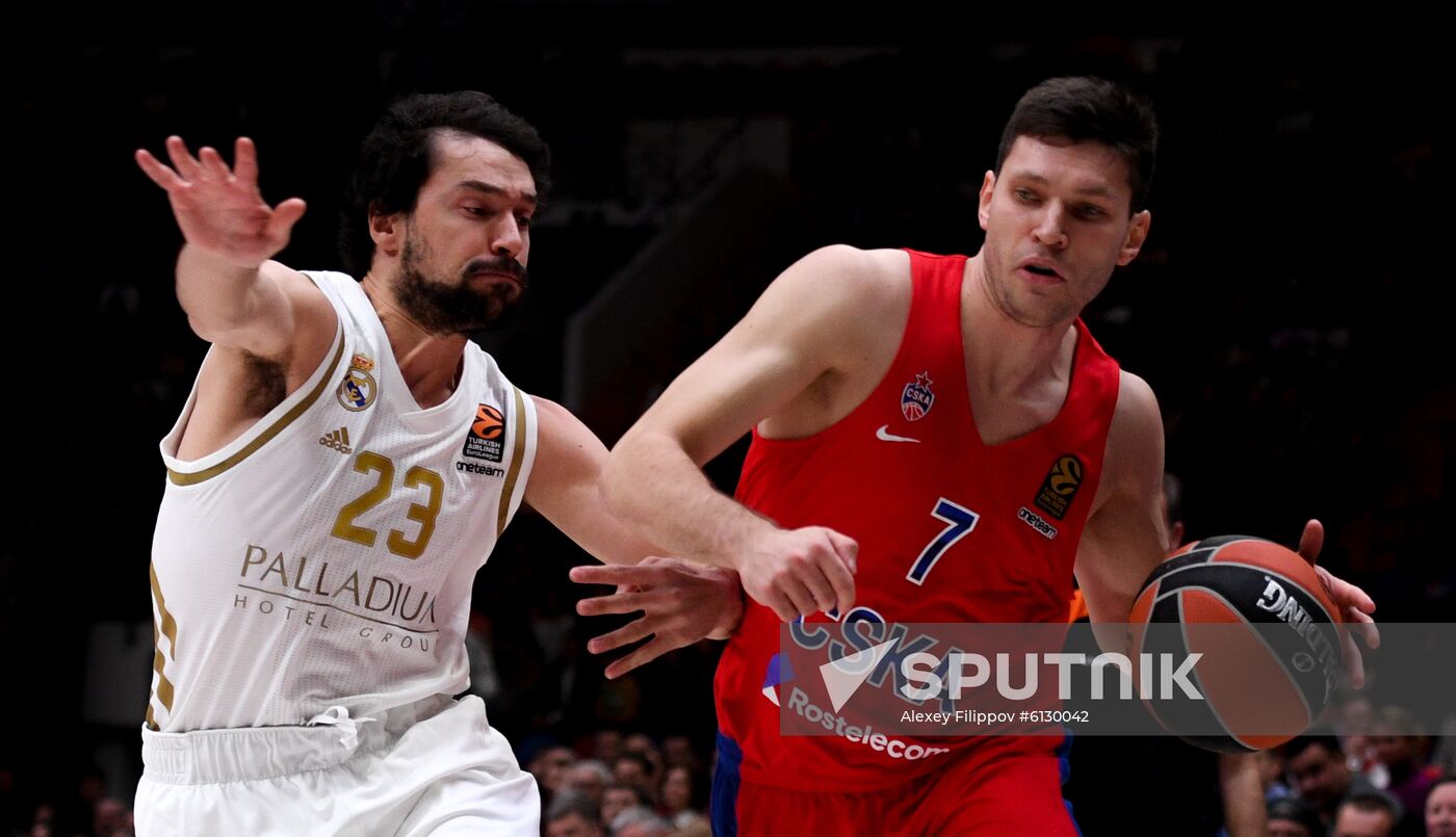 Russia Basketball Euroleague CSKA - Real