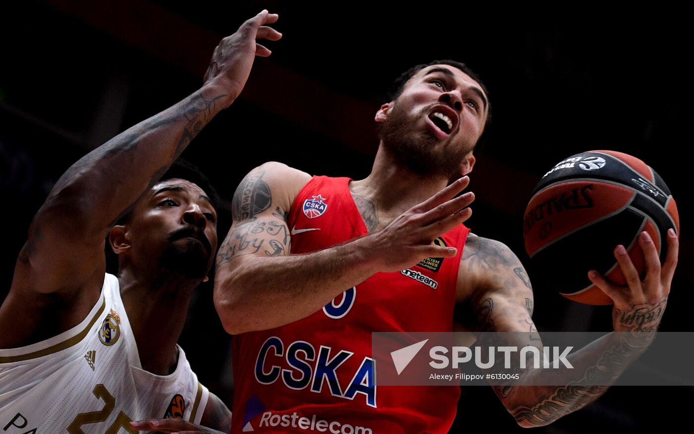 Russia Basketball Euroleague CSKA - Real