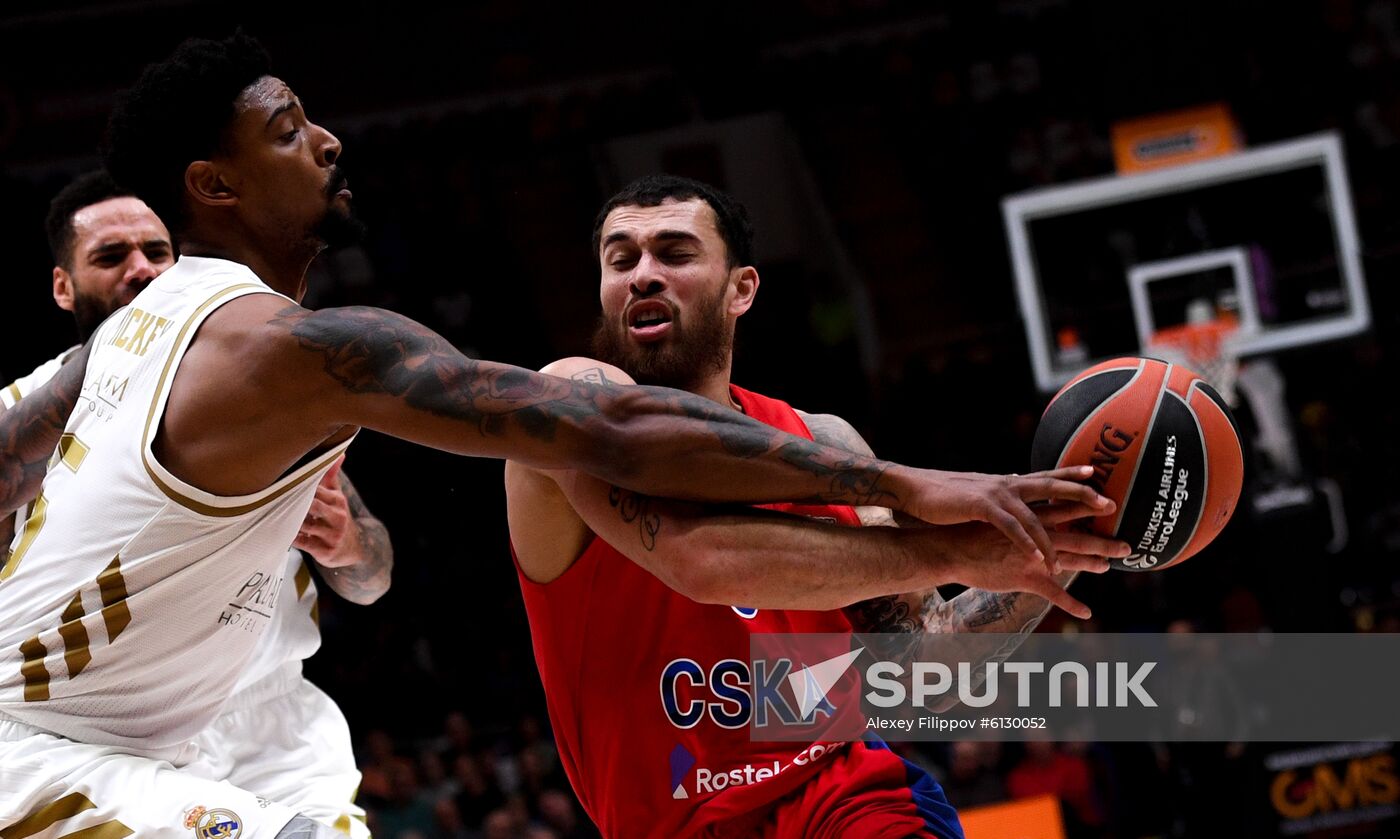 Russia Basketball Euroleague CSKA - Real