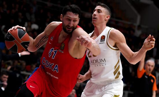 Russia Basketball Euroleague CSKA - Real