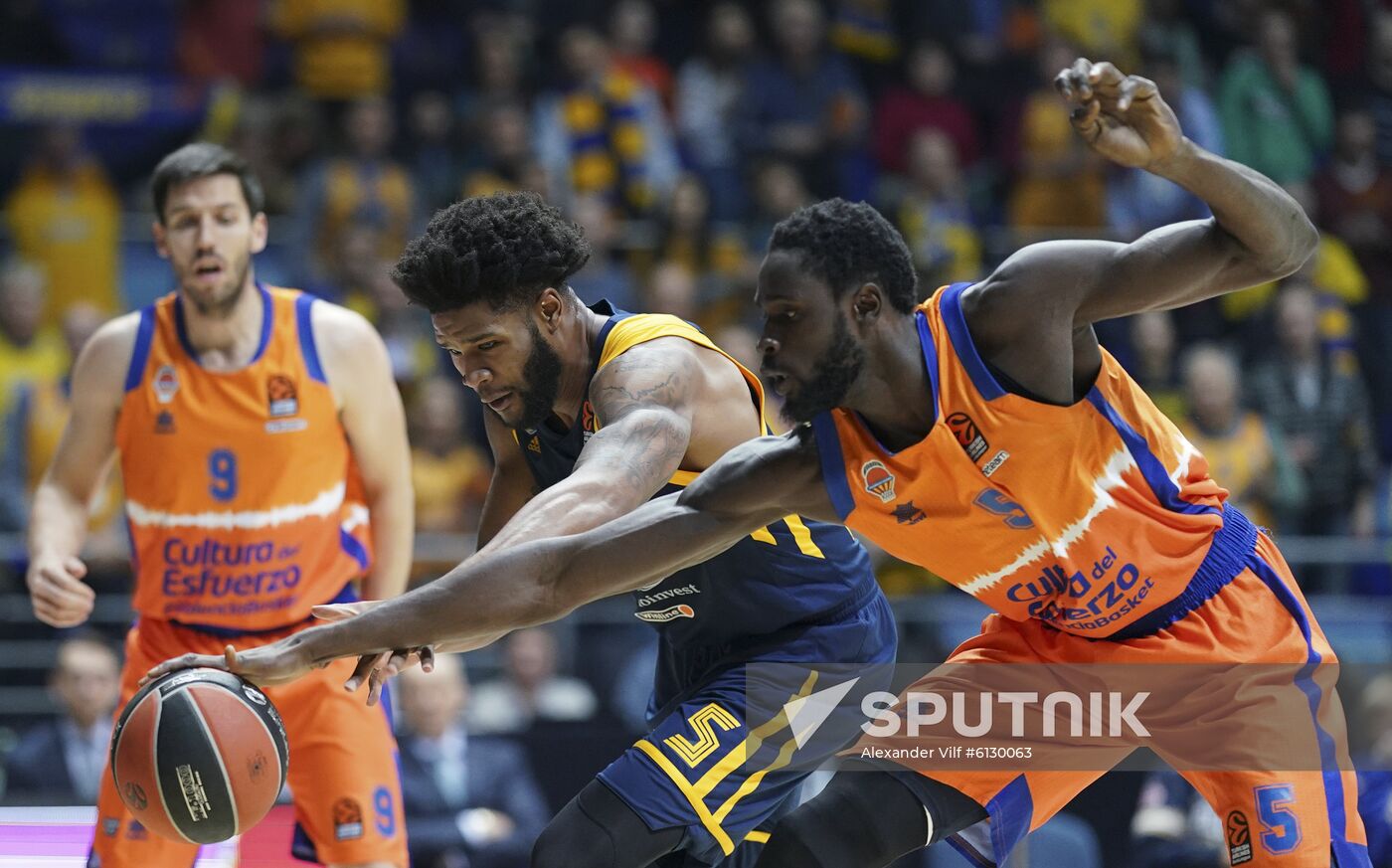 Russia Basketball Euroleague Khimki - Valencia