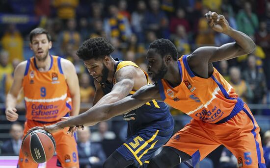 Russia Basketball Euroleague Khimki - Valencia