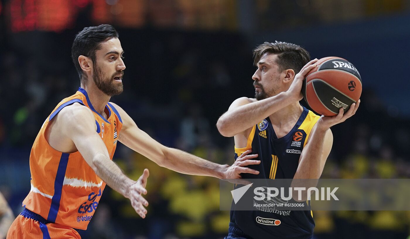 Russia Basketball Euroleague Khimki - Valencia