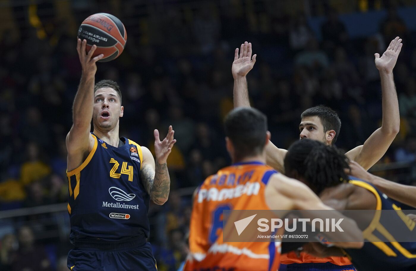 Russia Basketball Euroleague Khimki - Valencia