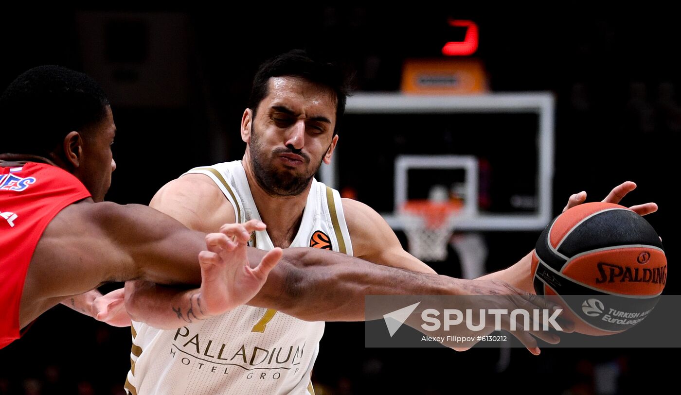 Russia Basketball Euroleague CSKA - Real