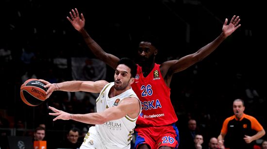 Russia Basketball Euroleague CSKA - Real