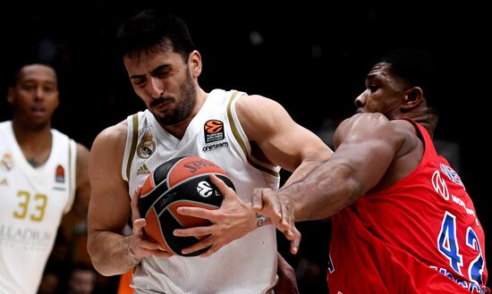 Russia Basketball Euroleague CSKA - Real