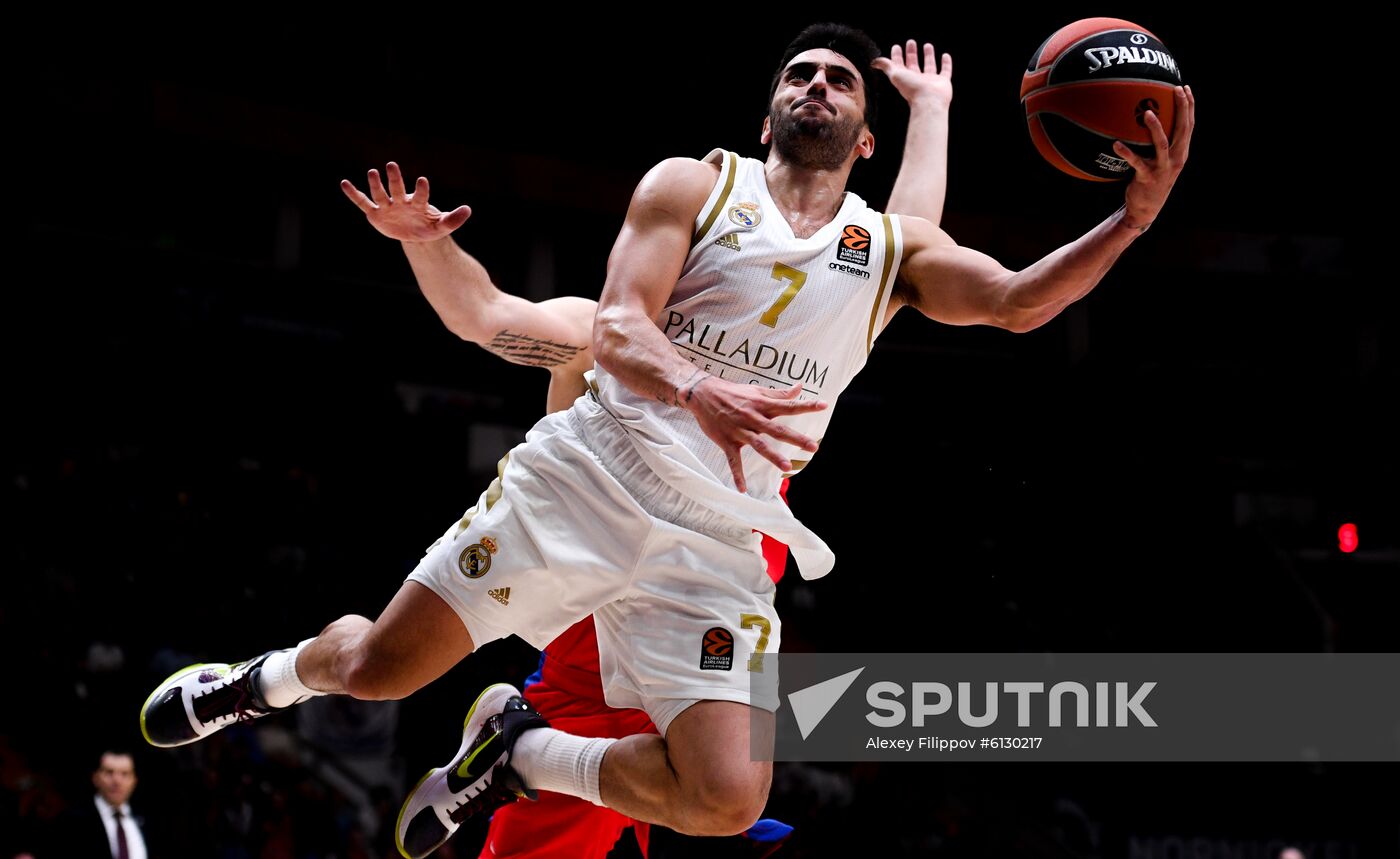 Russia Basketball Euroleague CSKA - Real