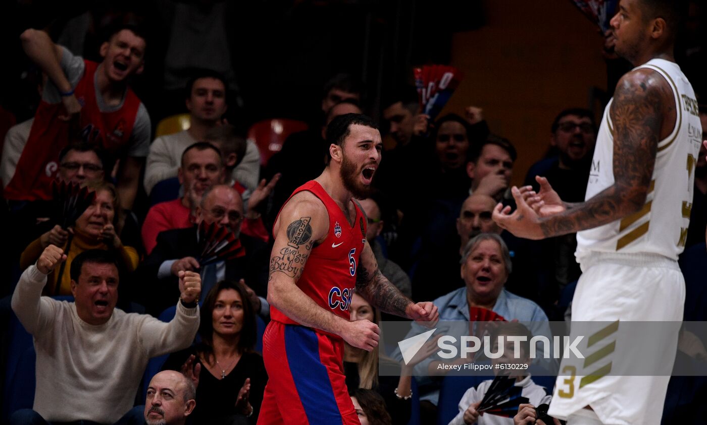 Russia Basketball Euroleague CSKA - Real