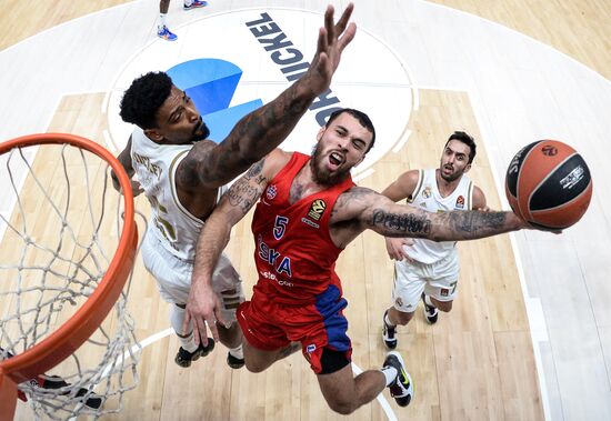 Russia Basketball Euroleague CSKA - Real