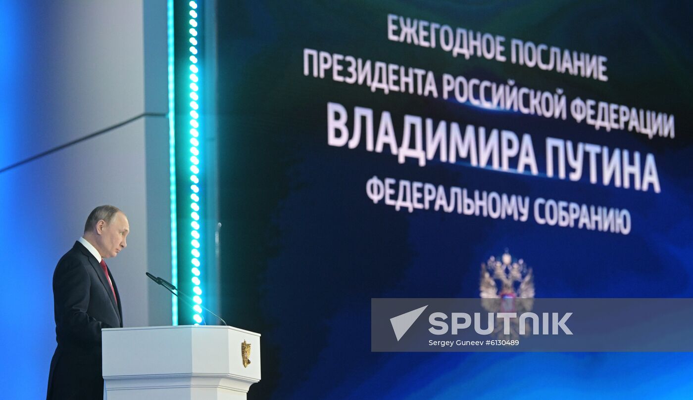 Russia Putin Federal Assembly Address