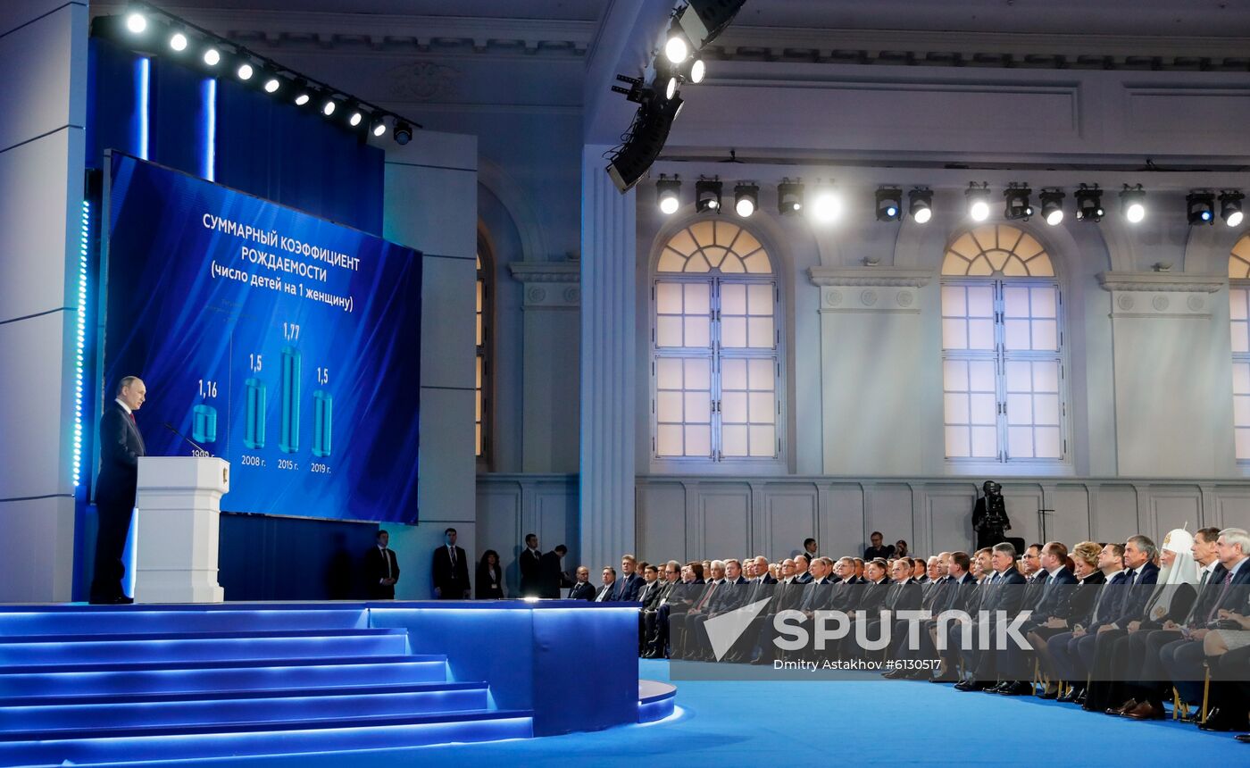 Russia Putin Federal Assembly Address