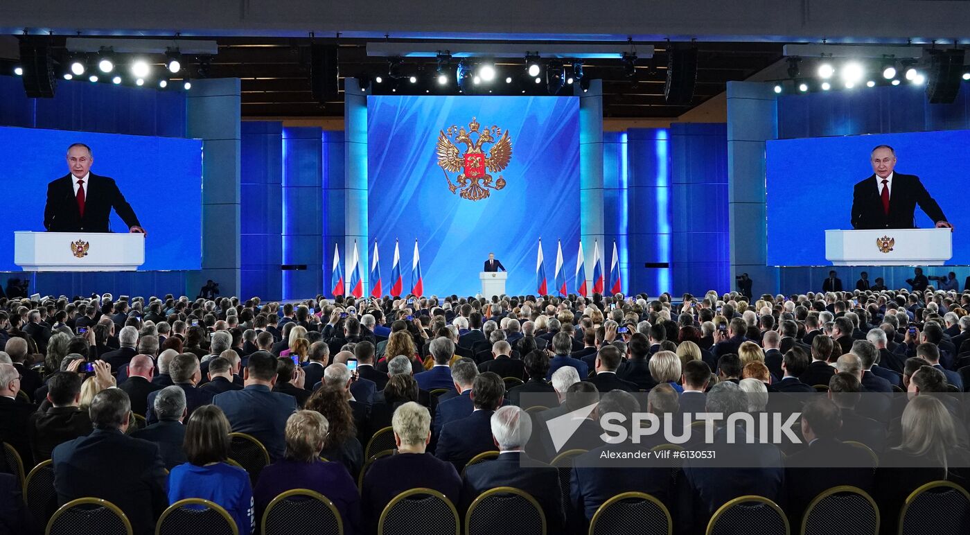 Russia Putin Federal Assembly Address