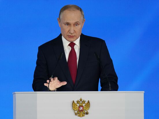 Russia Putin Federal Assembly Address
