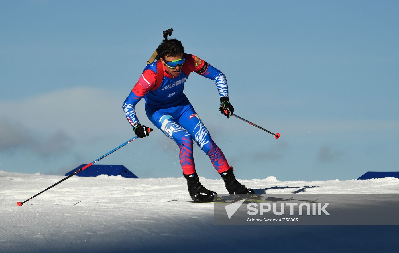 Switzerland Youth Olympic Games Biathlon Mixed Relay