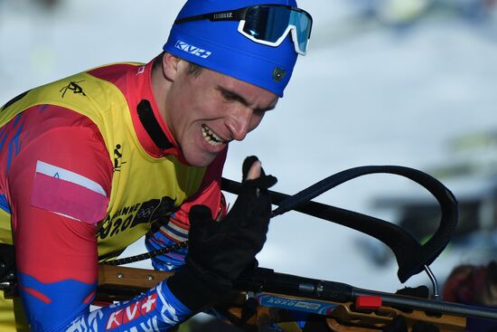 Switzerland Youth Olympic Games Biathlon Mixed Relay