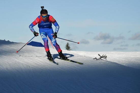 Switzerland Youth Olympic Games Biathlon Mixed Relay