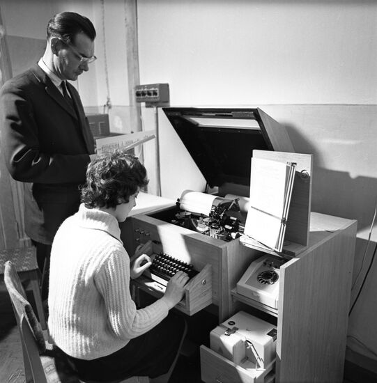 Teletype machine
