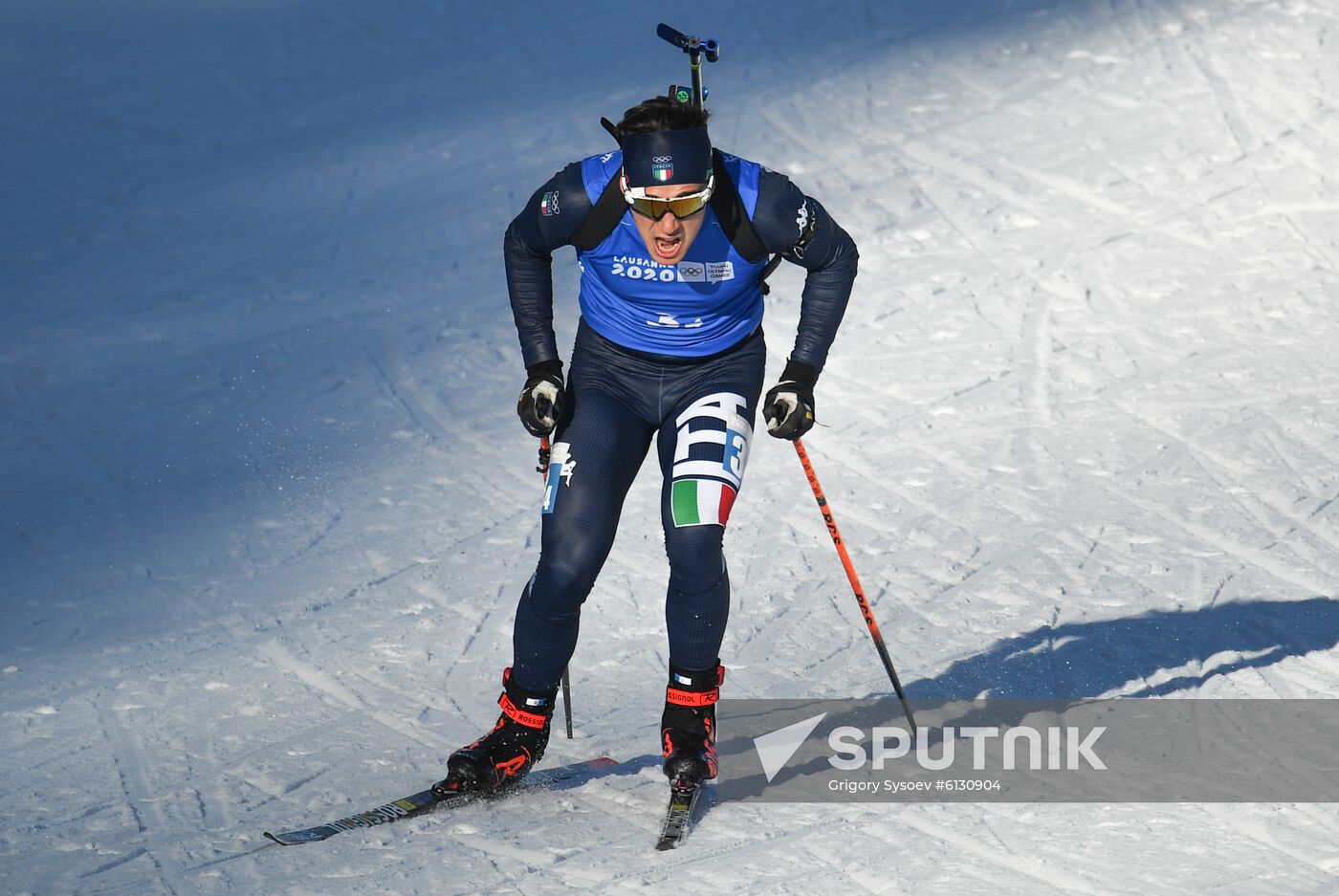 Switzerland Youth Olympic Games Biathlon Mixed Relay