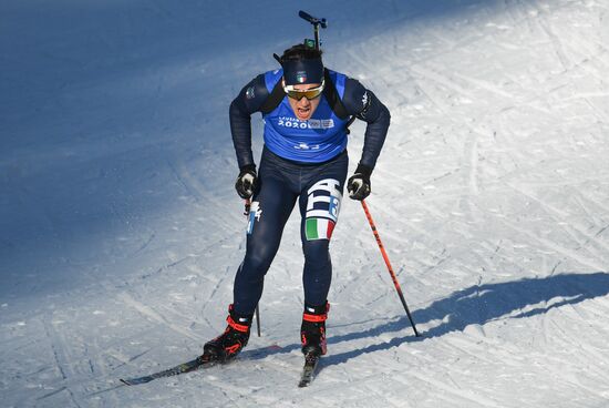 Switzerland Youth Olympic Games Biathlon Mixed Relay