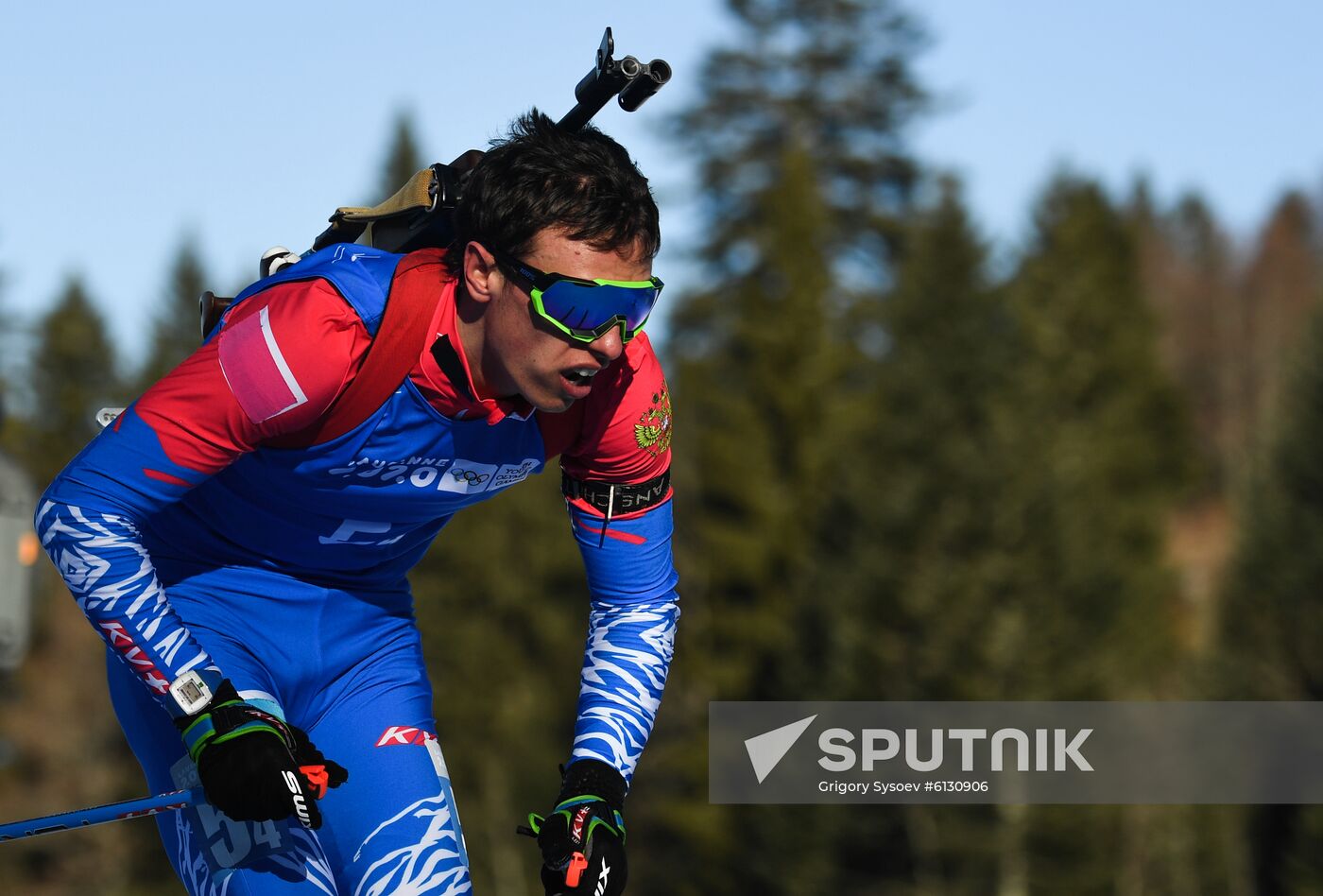 Switzerland Youth Olympic Games Biathlon Mixed Relay