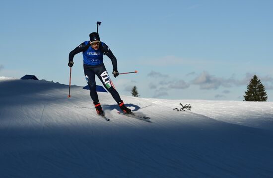 Switzerland Youth Olympic Games Biathlon Mixed Relay