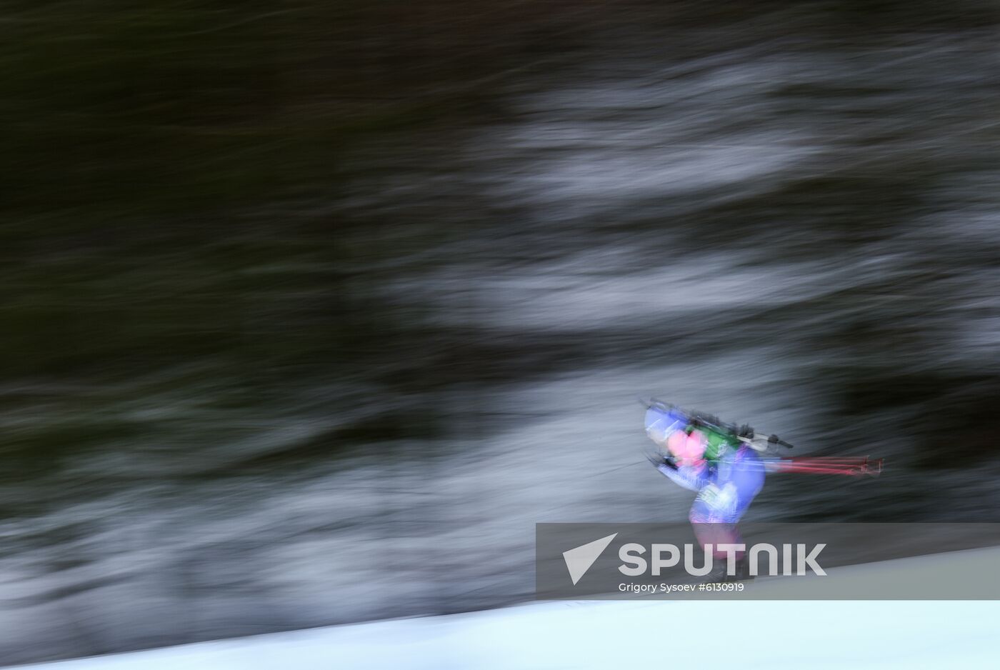 Switzerland Youth Olympic Games Biathlon Mixed Relay