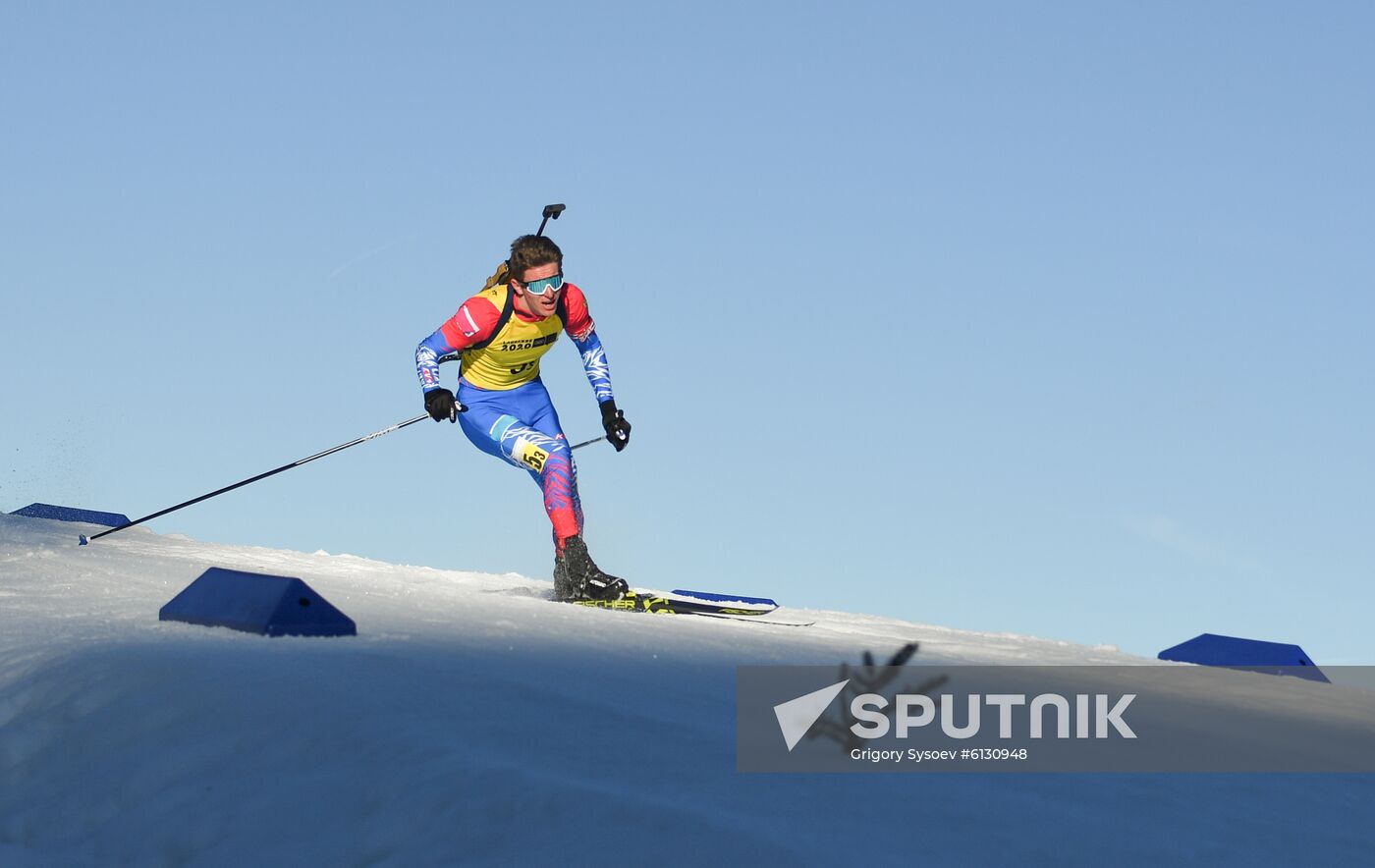 Switzerland Youth Olympic Games Biathlon Mixed Relay