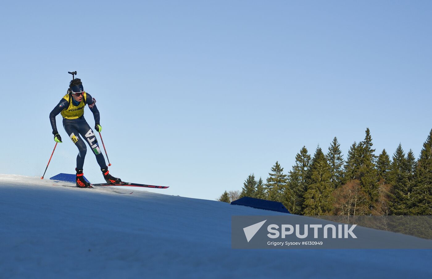 Switzerland Youth Olympic Games Biathlon Mixed Relay