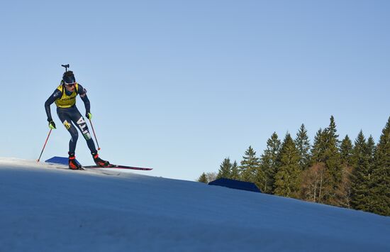 Switzerland Youth Olympic Games Biathlon Mixed Relay