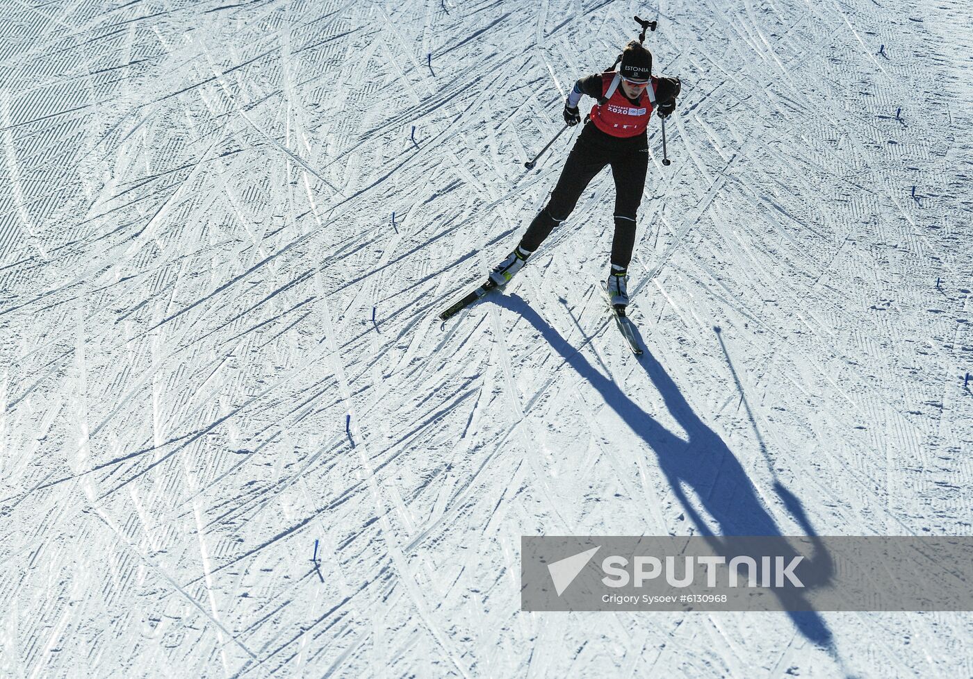 Switzerland Youth Olympic Games Biathlon Mixed Relay