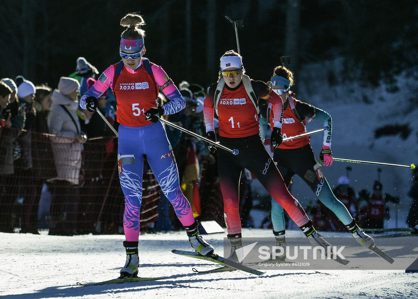 Switzerland Youth Olympic Games Biathlon Mixed Relay