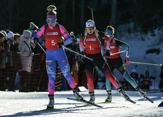 Switzerland Youth Olympic Games Biathlon Mixed Relay