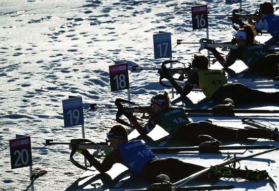 Switzerland Youth Olympic Games Biathlon Mixed Relay