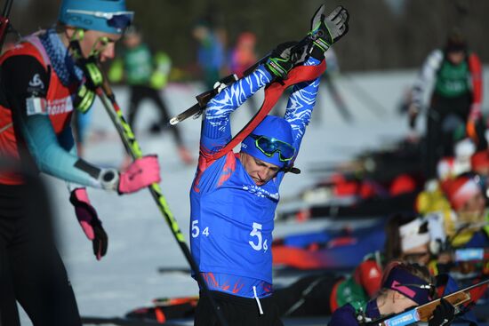 Switzerland Youth Olympic Games Biathlon Mixed Relay