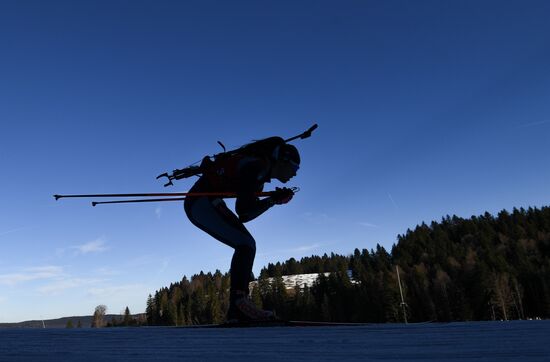 Switzerland Youth Olympic Games Biathlon Mixed Relay