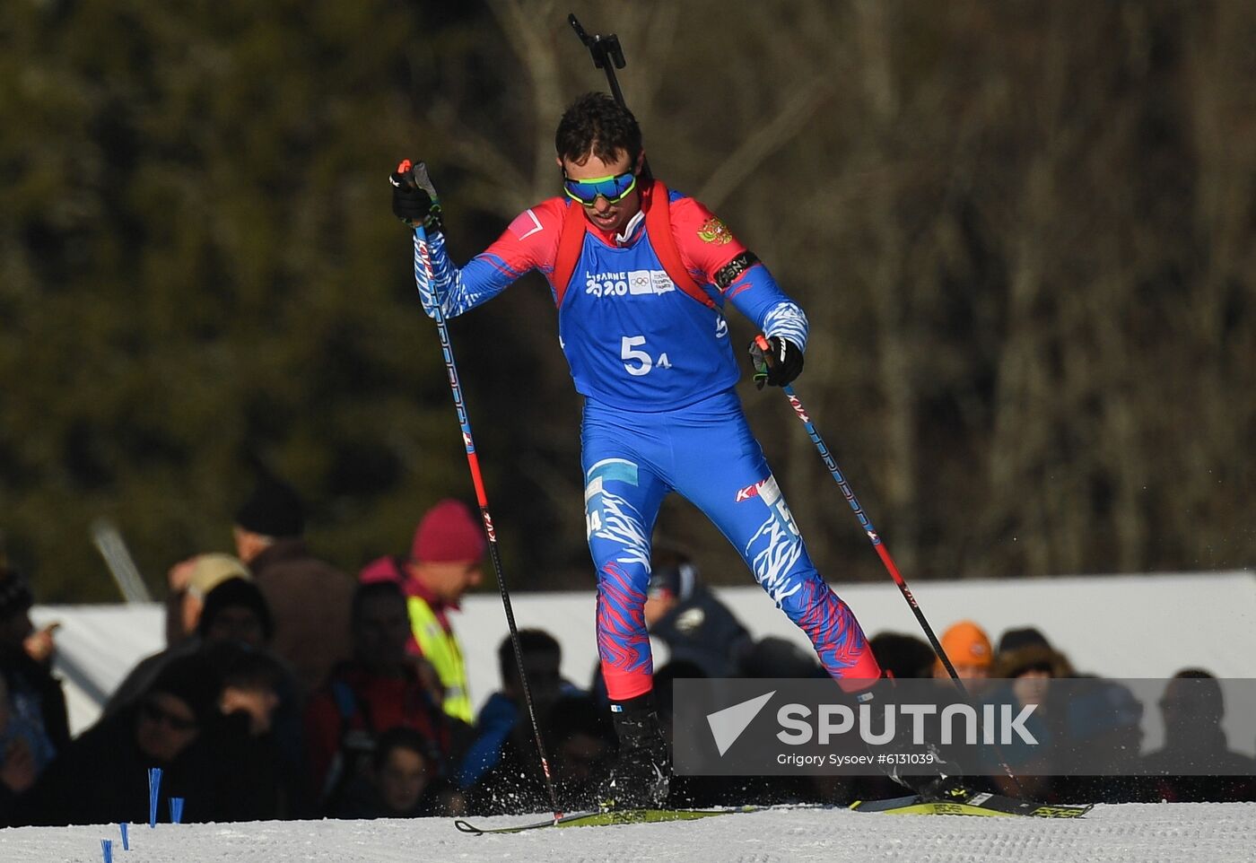 Switzerland Youth Olympic Games Biathlon Mixed Relay