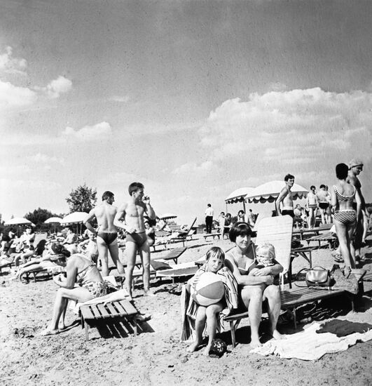 Serebryany Bor leisure area in Moscow
