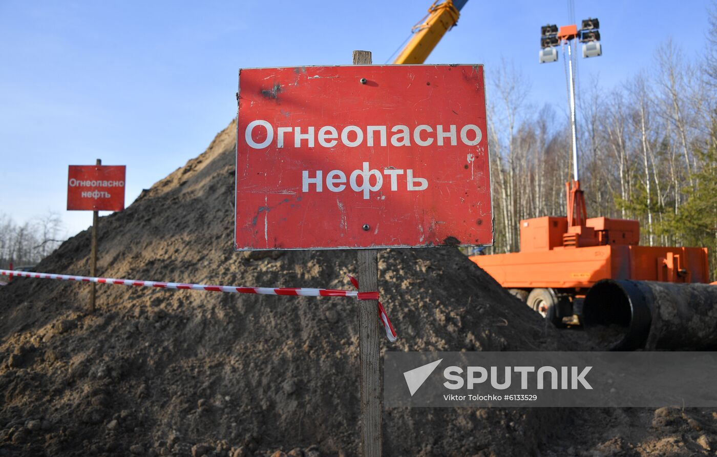 Belarus Druzhba Pipeline Repair