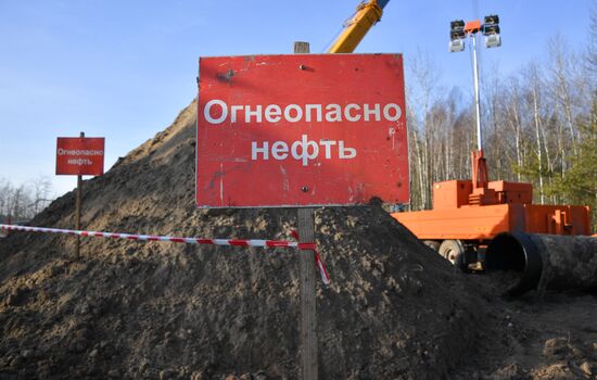 Belarus Druzhba Pipeline Repair