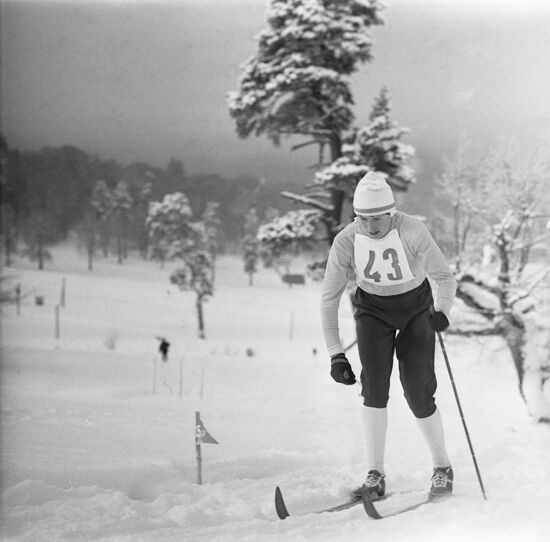 Soviet skier Alevtina Olyukina-Smirnova