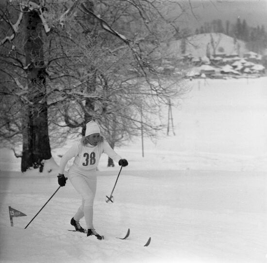 Soviet skier Nina Romanko