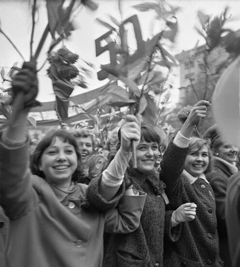 50th anniversary of Great October 1917 Socialist Revolution