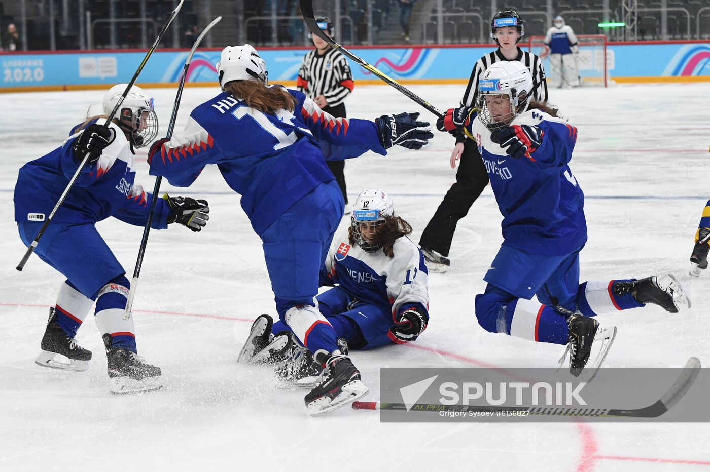 Switzerland Youth Olympic Games Ice Hockey Women Sweden – Slovakia