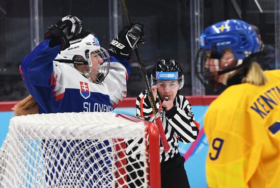 Switzerland Youth Olympic Games Ice Hockey Women Sweden – Slovakia