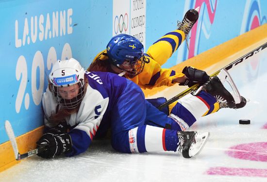 Switzerland Youth Olympic Games Ice Hockey Women Sweden – Slovakia