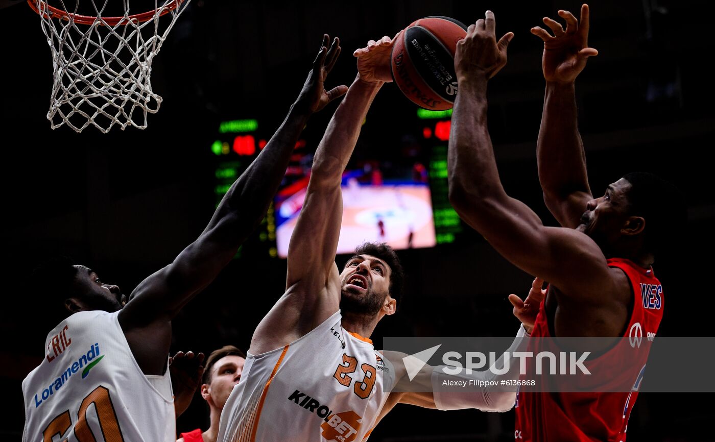 Russia Basketball Euroleague CSKA - Baskonia