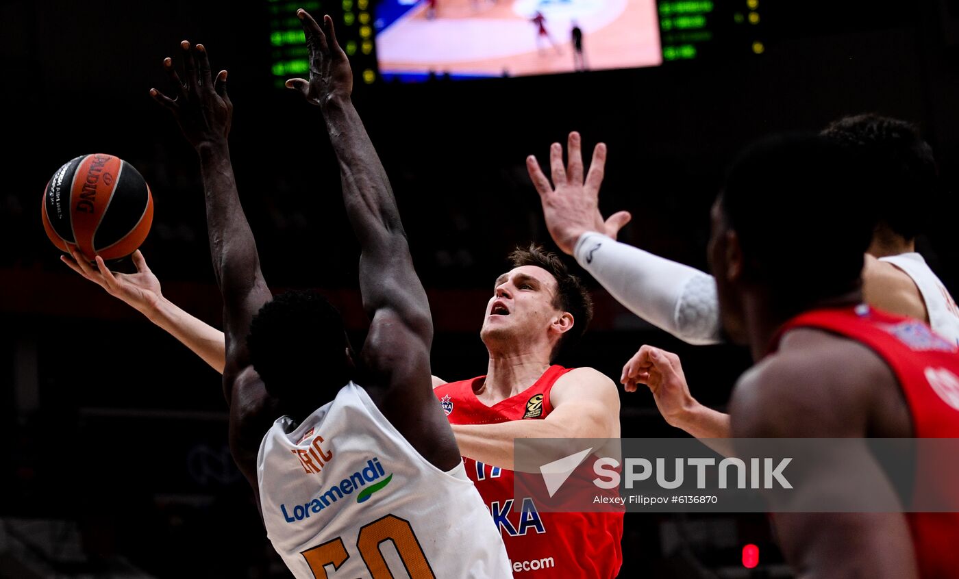 Russia Basketball Euroleague CSKA - Baskonia