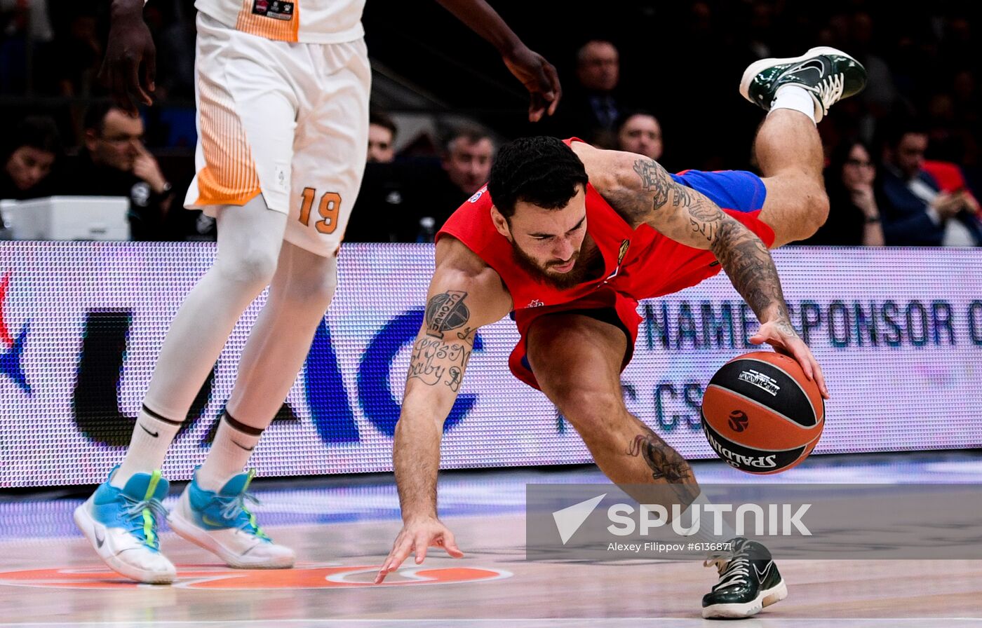 Russia Basketball Euroleague CSKA - Baskonia